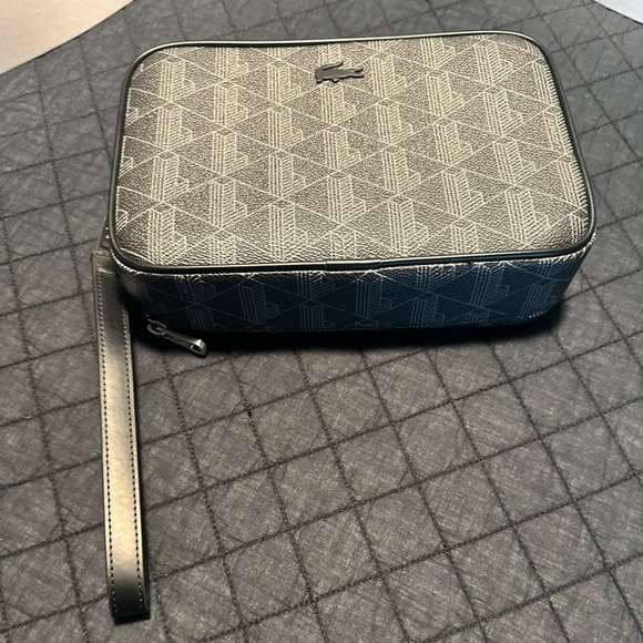 LACOSTE | the blend monogram print canvas travel bag - Picture 3 of 9